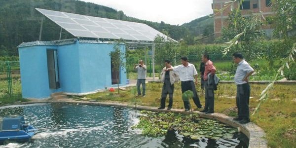 處理生活污水，走向和美新農(nóng)村